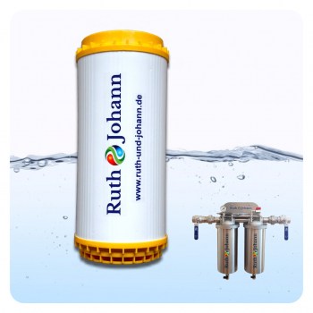 Ruth und Johann -  WE 25 perfekter Filter zur Wasserenthärtung und Kalkreduzierung
